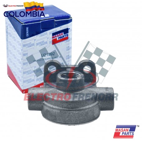 VALVULA DESCARGUE F800 ALUMINIO SALIDA 1-4 (INSONORA) MASAN PARTS