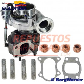 TURBOCARGADOR MERCEDES ATEGO 1017 1016 1024 TITANIO BORG WARNER