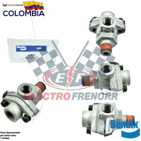 VALVULA RETENCION DOBLE CHEQUE 3-8 BENDIX