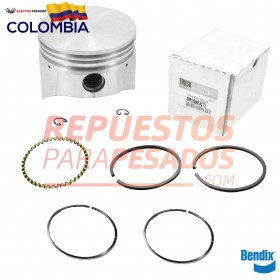 PISTON Y ANILLOS  COMPRESOR CUMMINS 350 EN 20 BENDIX
