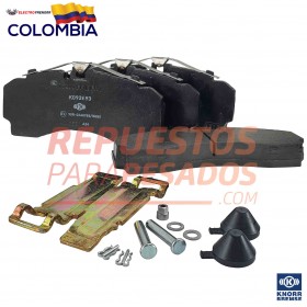 PASTILLAS ACTROS DELANTERA KNORR