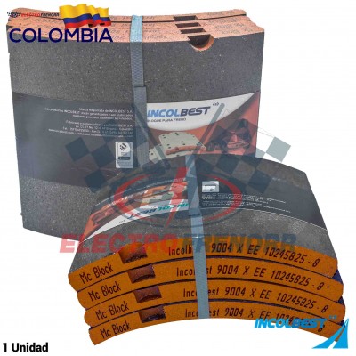 JUEGO BLOQUES DE FRENO 9004 (X) FORMULACION MCBLOCK INCOLBEST