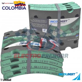 JUEGO BLOQUES DE FRENO 9388 (XD) FORMULACION FXBEST INCOLBEST