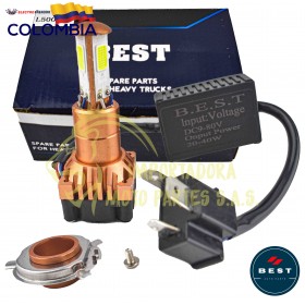 BOMBILLO H4 LED AC COLOR BLANCO 6-80V BEST