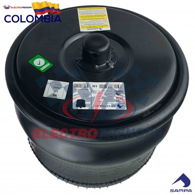 FUELLE SUSPENSION NEUMATICA CON PISTON SAMPA