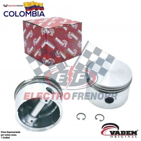 PISTON Y ANILLOS 80MM EN 40 VADEN