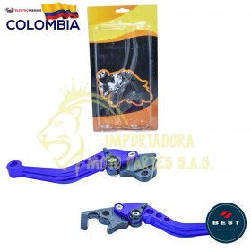 MANIGUETA X2 PARA AKT 125 NKD DE COLOR AZUL BEST