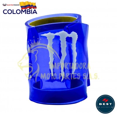 GUARDAPOLVO BARRA DE LUJO EN COLOR AZUL - MONSTER BEST