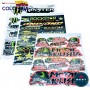 HOJA X30 PCS DE CALCOMANIAS PARA CARRO O MOTO BEST