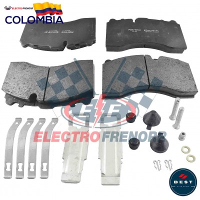 JUEGO DE PASTILLAS MERCEDES BENZ ACTROS TRASERA- KW- INTER PROSTAR- BEST