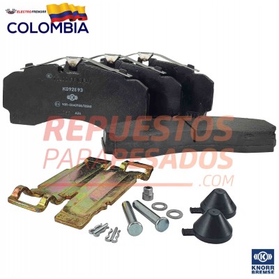 PASTILLAS ACTROS DELANTERA KNORR