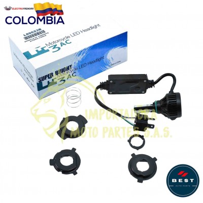 BOMBILLO H4 LED AC COLOR BLANCO 6-80V BEST