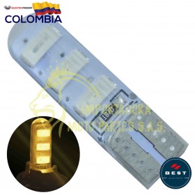 BOMBILLO LED COCUYO FIJA COLOR AMBAR 12V BEST