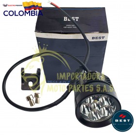 EXPLORADORA TIPO LINTERNA LED FIJA  COLOR BLANCO  9-36V