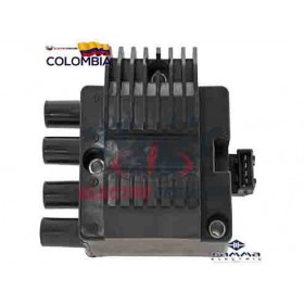 BOBINA IGNICION CHEV CORSA M-V ACANALADA 4D0003 C835 ES002 12V GAMMA