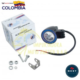 EXPLORADORA TIPO APACHE CON OJO DE ANGEL FIJA + FLASH COLOR AZUL BEST