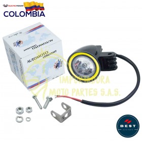 EXPLORADORA TIPO APACHE CON OJO DE ANGEL FIJA + FLAS COLOR AMARILLO BEST