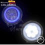EXPLORADORA LED OJO DE ANGEL CIRCULAR FIJA + FLASH COLOR BLANCO- AZUL  9-36V BEST