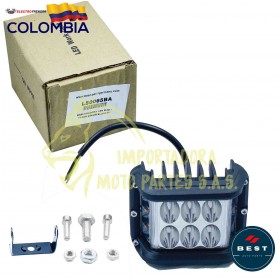 EXPLORADORA LED FIJA + FLASH COLOR BLANCO - AMBAR 9-36V BEST