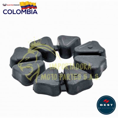 CAUCHO DE CAMPANA PARA MOTO AX100 A TIEMPOS BEST