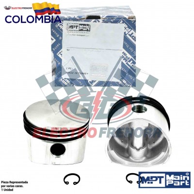 PISTON Y ANILLOS COMPRESOR 80MM EN STD -7000 801 100 MPT