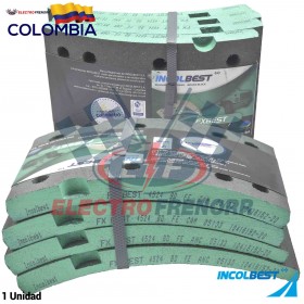 JUEGO BLOQUES DE FRENO 4524 (BD) FORMULACION FXBEST INCOLBEST