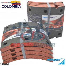JUEGO BLOQUES DE FRENO 9217 (D) FORMULACION MCBLOCK INCOLBEST