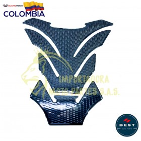 PROTECTOR PARA TANQUE DE MOTO DE COLOR NEGRO BEST