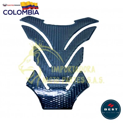 PROTECTOR PARA TANQUE DE MOTO DE COLOR NEGRO BEST