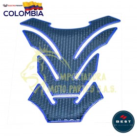 PROTECTOR PARA TANQUE DE MOTO DE COLOR AZUL BEST
