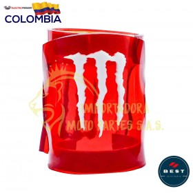 GUARDAPOLVO BARRA DE LUJO EN COLOR ROJO - MONSTER BEST