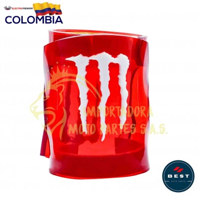 GUARDAPOLVO BARRA DE LUJO EN COLOR ROJO - MONSTER BEST