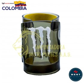 GUARDAPOLVO BARRA DE LUJO EN COLOR NEGRO - MONSTER BEST