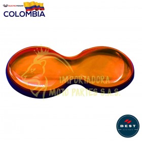 PROTECTOR TABLERO DE LUJO EN COLOR NARANJA PARA AKT SL NKD BEST