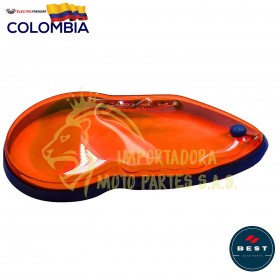 PROTECTOR TABLERO DE LUJO EN COLOR NARANJA PARA PULSAR 180 BEST
