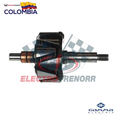 ROTOR ALT 12V 130-145A 21SI EJE CORTO CHEV KODIAK IHC  28-131 TIPO DELCO GAMMA