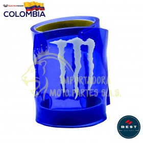 GUARDAPOLVO BARRA DE LUJO EN COLOR AZUL - MONSTER BEST