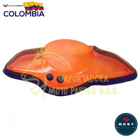 PROTECTOR TABLERO DE LUJO EN COLOR NARANJA PARA PULSAR 200 NS BEST