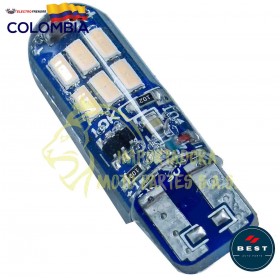 BOMBILLO LED COCUYO FIJA + FLASH COLOR FUCSIA 12V CON 150LM BEST