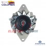 ALTERNADOR 12V 75A CHEV NPR 2POLEAS CONECTOR CUADRADO 2PINES REGULADOR IH B GAMMA
