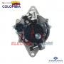 ALTERNADOR 12V 75A CHEV NPR 2POLEAS CONECTOR CUADRADO 2PINES REGULADOR IH B GAMMA