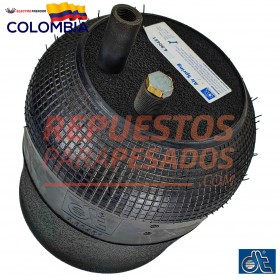 BOMBONA DE SUSPENSION TRASERO NEUMATICA CON PISTON DE ACERO DT
