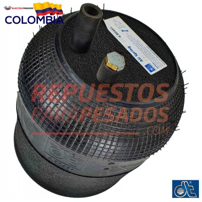 BOMBONA DE SUSPENSION TRASERO NEUMATICA CON PISTON DE ACERO DT