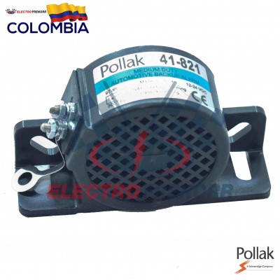 PITO ALARMA REVERSA 12-36V 97DB ALERTA DE 1 NIVEL POLLAK