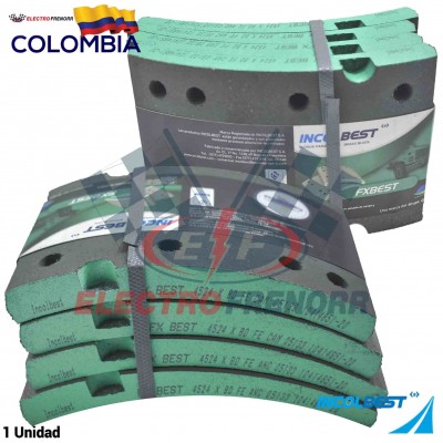 JUEGO BLOQUES DE FRENO 4524 (XBD) FORMULACION FXBEST INCOLBEST