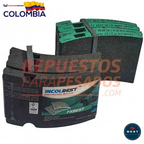JGO BLOQUES DE FRENO 9107 (X) FORMULACION FXBEST INCOLBEST