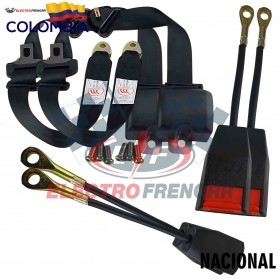 CINTURON DE SEGURIDAD PARA KODIAK PASAJERO Y COPILOTO 3 PUNTOS NACIONAL