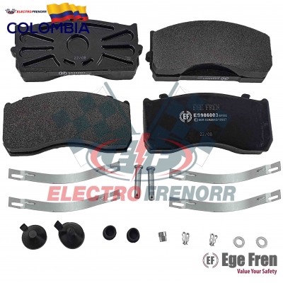 PASTILLAS DE FRENO ATEGO  1016-1017-29115 PREMIUM EGE FREN