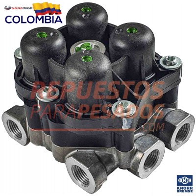 VALVULA 4 VIAS VOLVO VARIOS CIRCUITOS KNORR