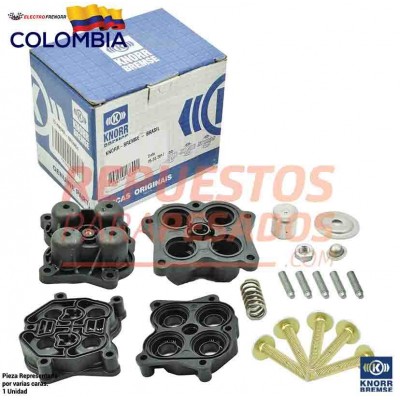 JUEGO DE REPARACION VALVULA 4 VIAS ATEGO KNORR